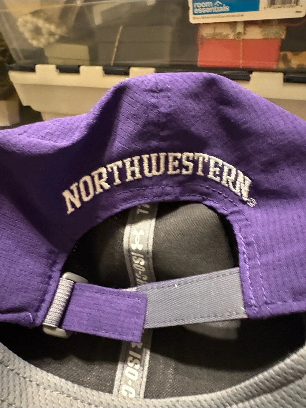 Kids Purple Baseball Cap with White 'N' Patch